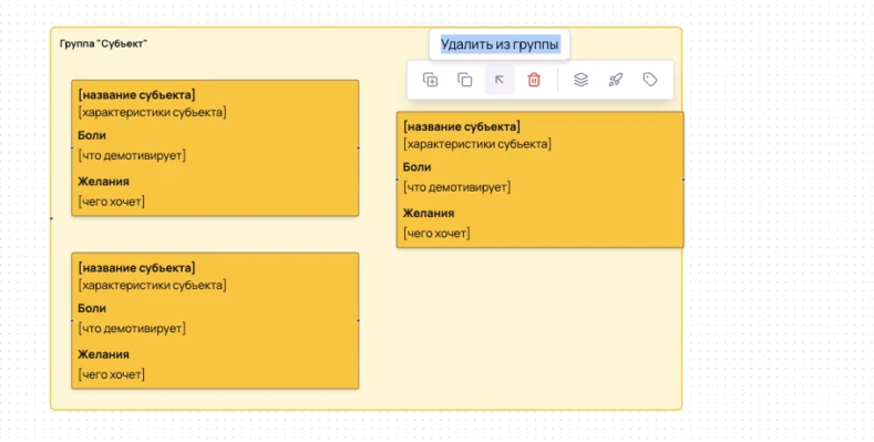 Удаление из группу