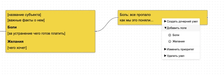 Скрытие и восстановление полей